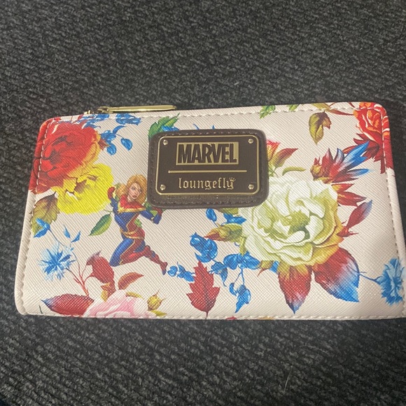 Loungefly Handbags - Disney Marvel Captain Marvel Loungefly wallet like new